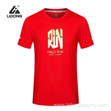 Wholesale Custom Printing Round Neck Sports Running T-shirt